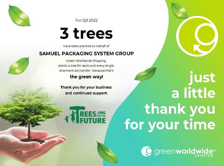Planting Trees with Packaging
