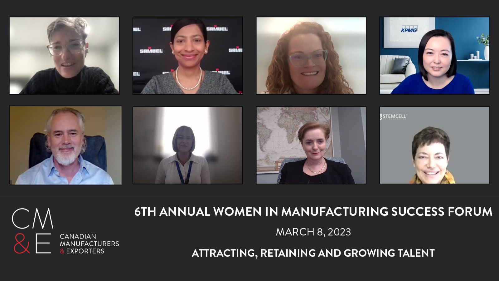 Women at Samuel speaking at Industry events