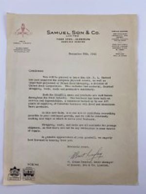 Original United Steel Strapping Acquisition Contract